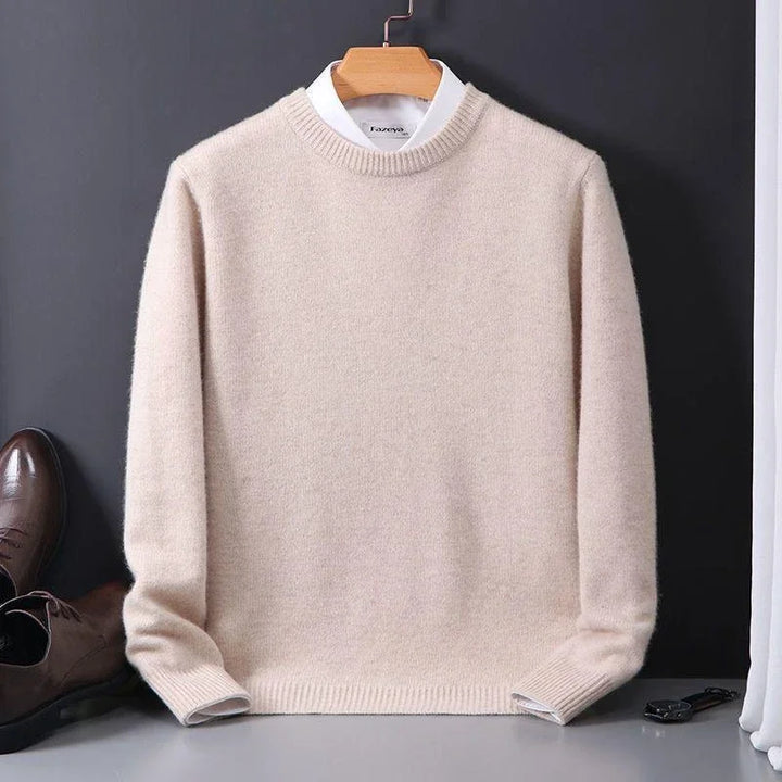 Men's Knit Crew Neck Jumper