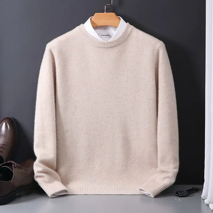 Men's Knit Crew Neck Jumper