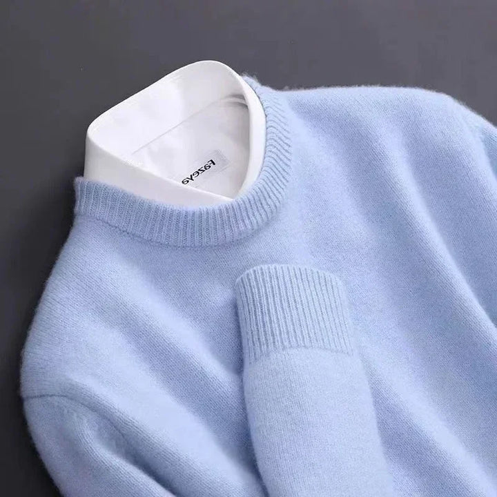 Men's Knit Crew Neck Jumper