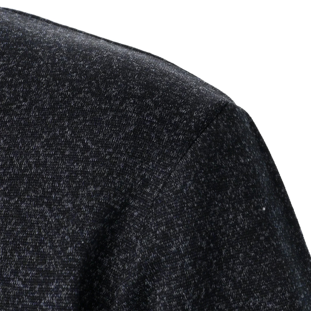 Men's Knitted Jumper with Contrast Elbow Patches