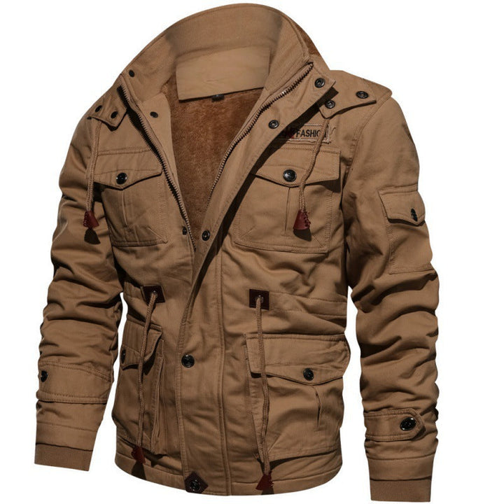 Men's Fleece Lined Utility Jacket