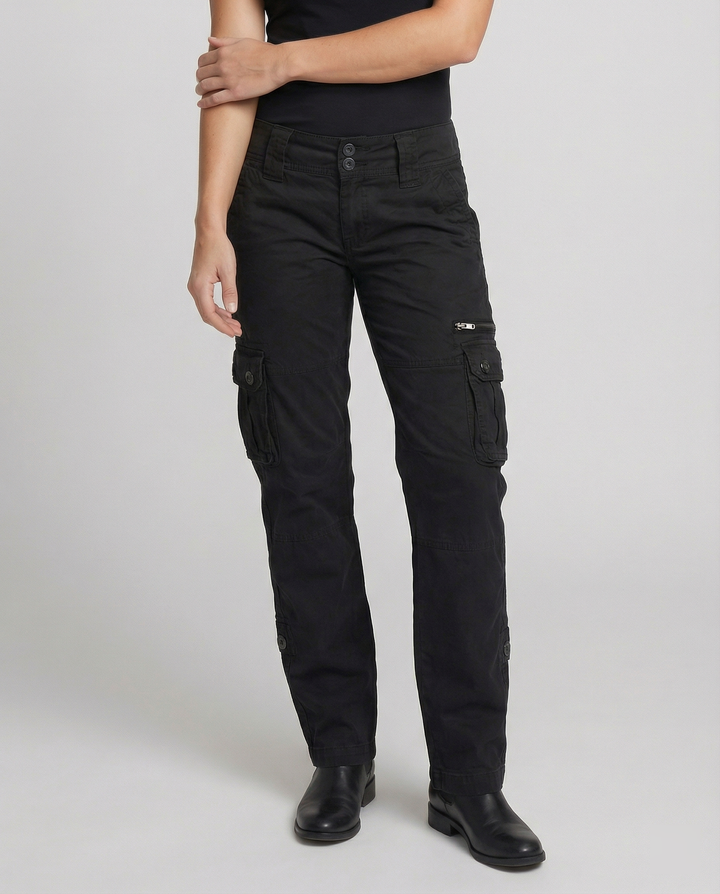 Women's Straight Leg Cargo Trousers