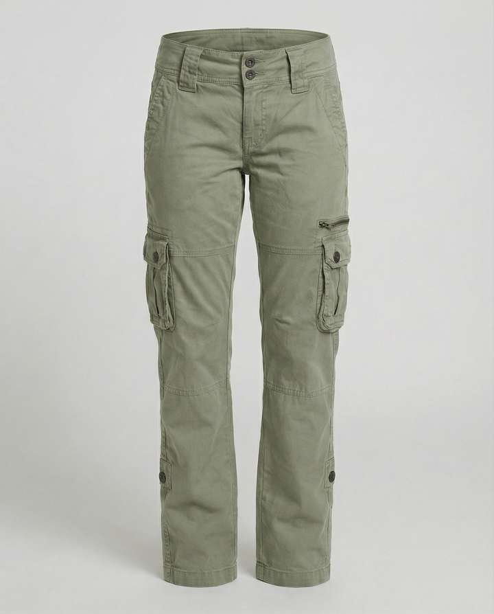 Women's Straight Leg Cargo Trousers