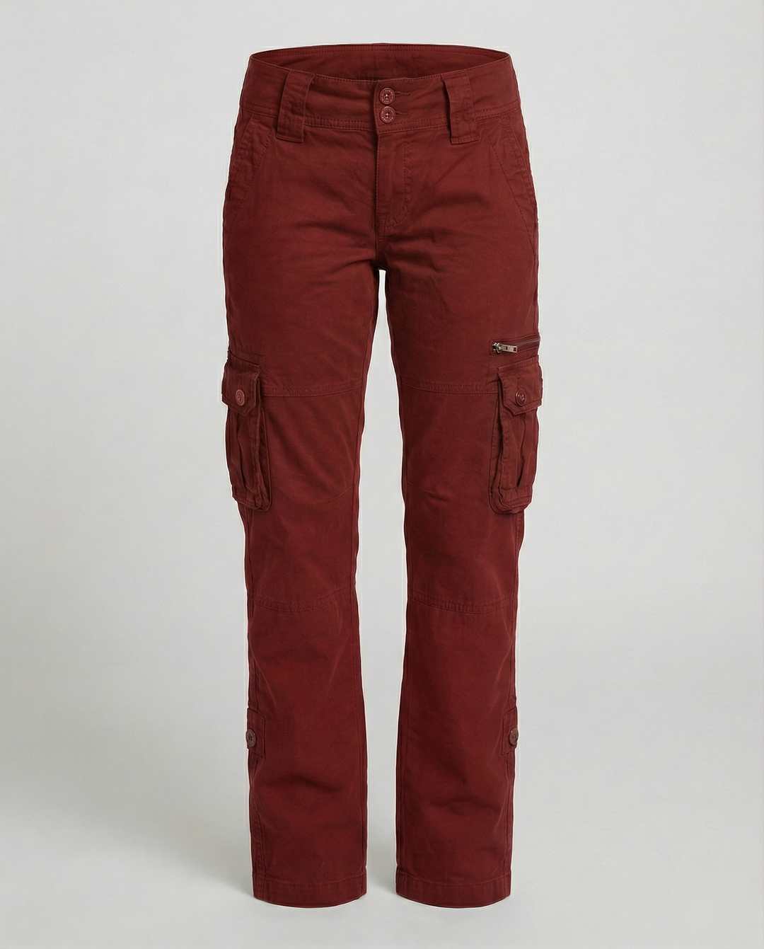 Women's Straight Leg Cargo Trousers