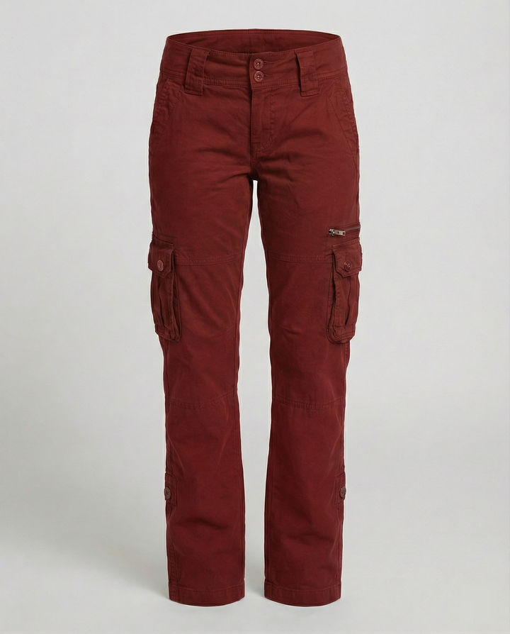Women's Straight Leg Cargo Trousers