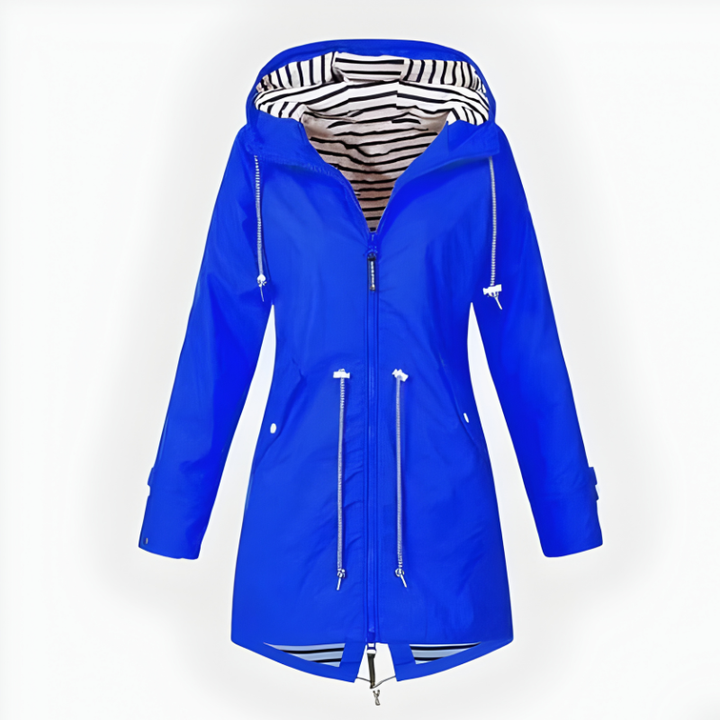 Women's Waterproof Rain Jacket with Adjustable Hood