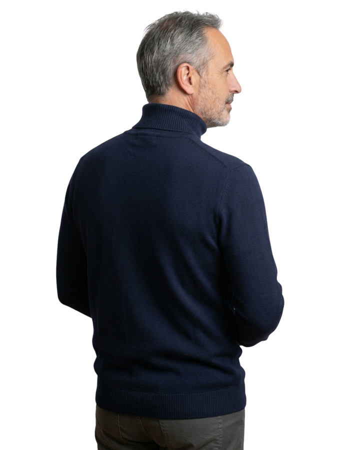 Men's Knitted Roll Neck Jumper