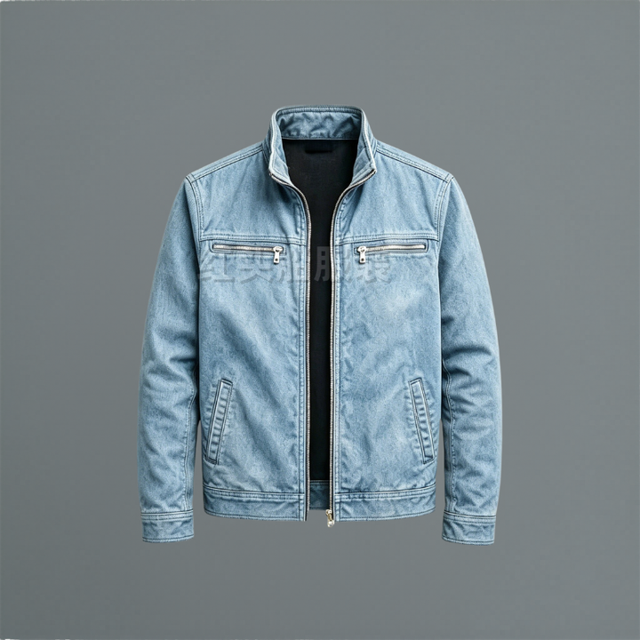 Men's Faux Suede Biker Jacket