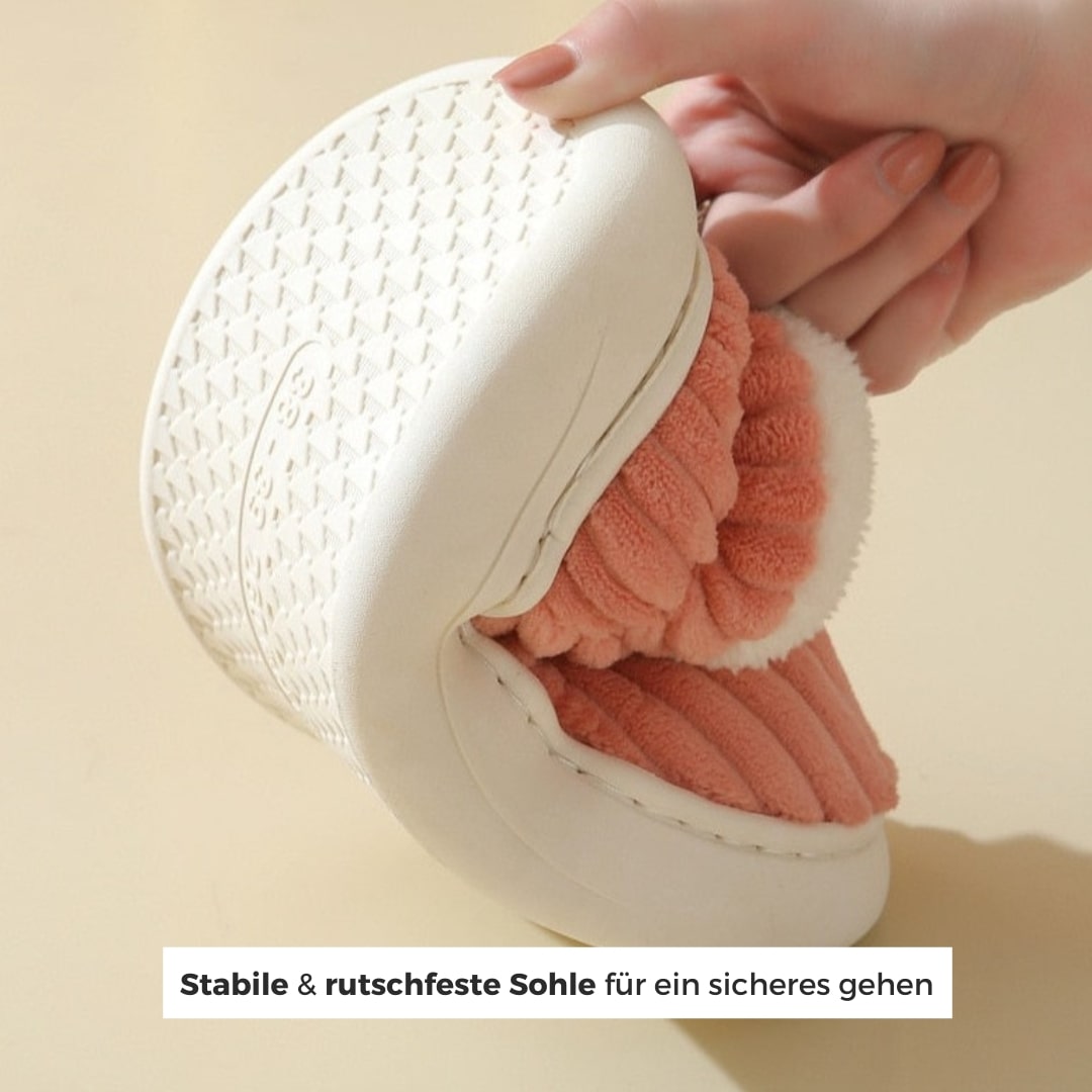 Fleece Lined Slipper Boots with Non-Slip Sole