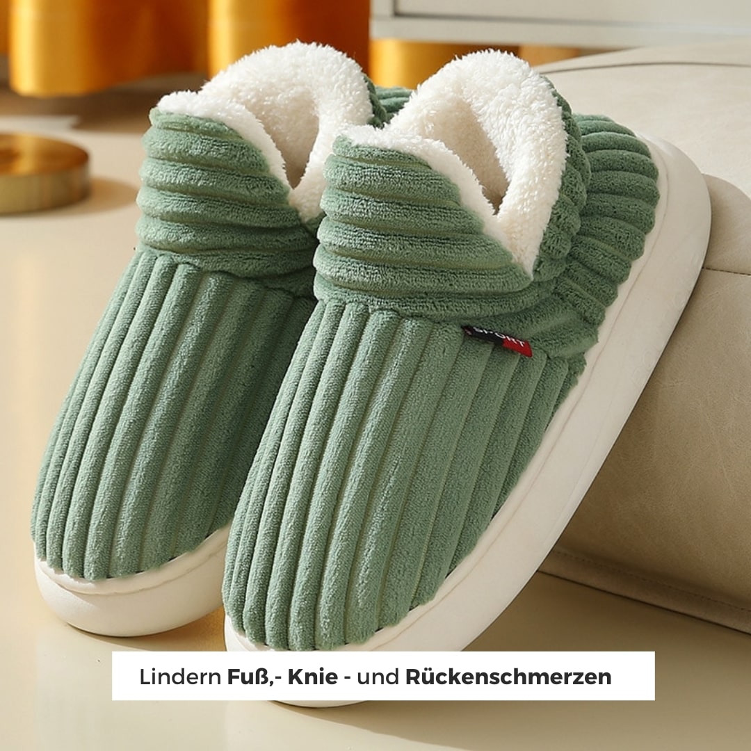 Fleece Lined Slipper Boots with Non-Slip Sole