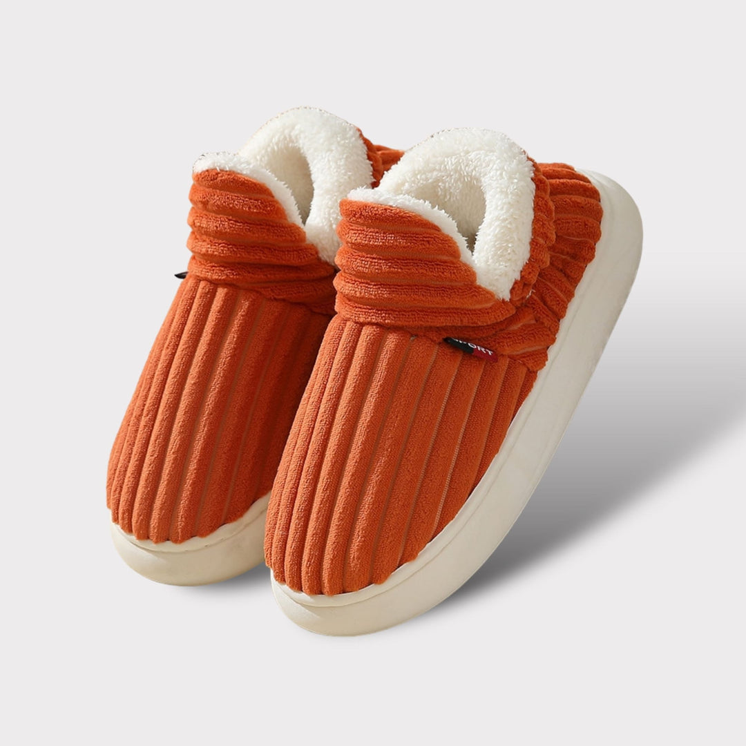 Fleece Lined Slipper Boots with Non-Slip Sole
