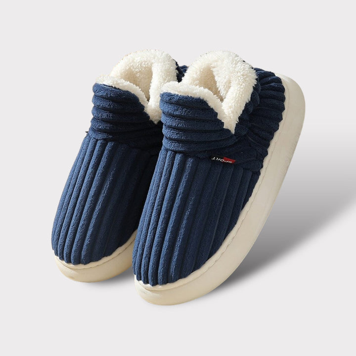 Fleece Lined Slipper Boots with Non-Slip Sole