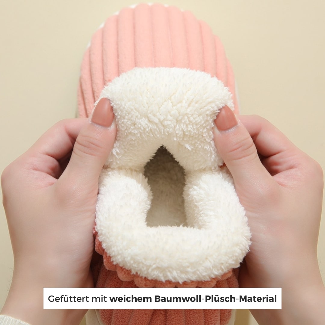 Fleece Lined Slipper Boots with Non-Slip Sole