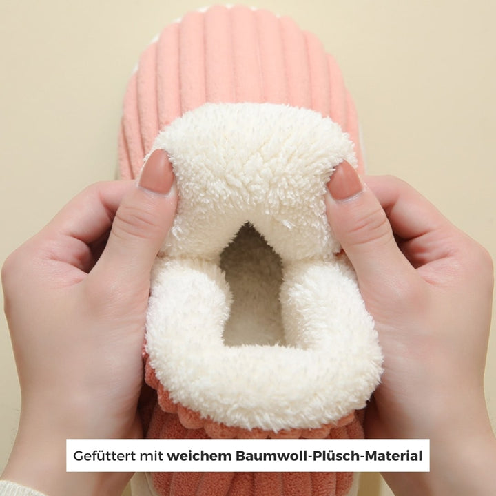 Fleece Lined Slipper Boots with Non-Slip Sole