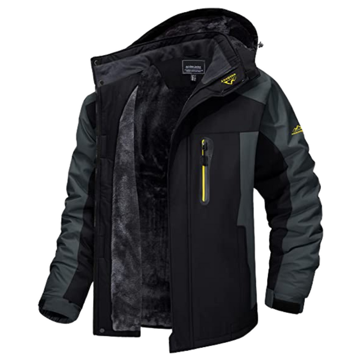 Men's Fleece Lined Hooded Winter Jacket