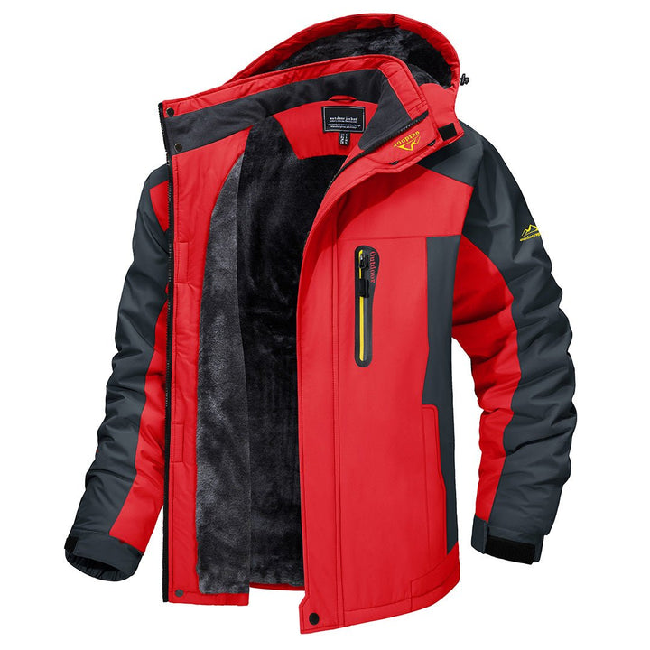 Men's Fleece Lined Hooded Winter Jacket