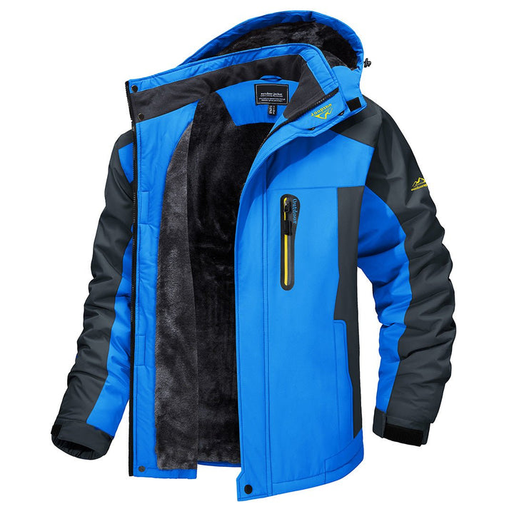 Men's Fleece Lined Hooded Winter Jacket