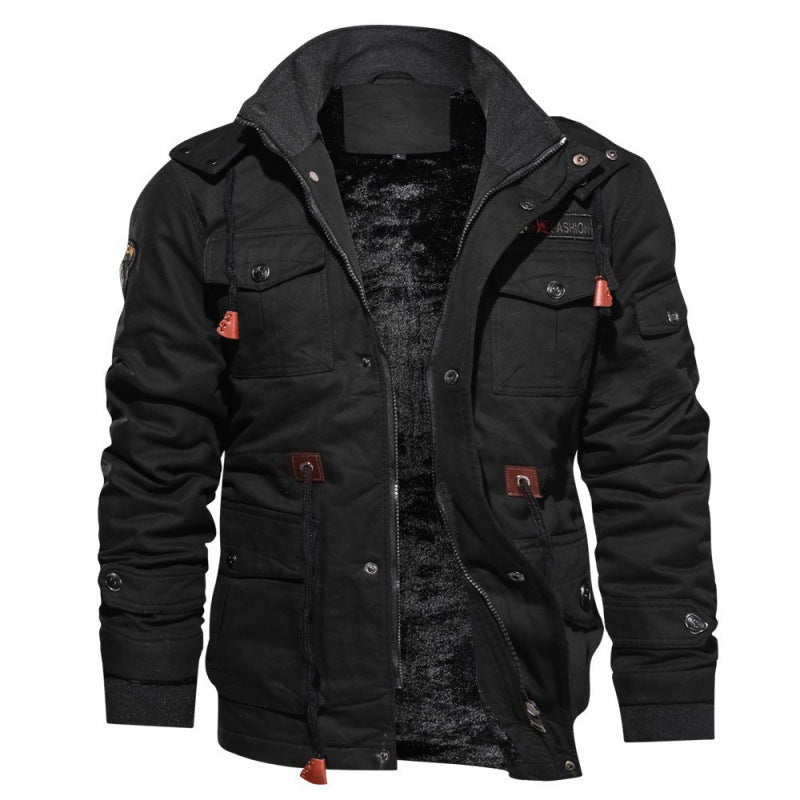 Men's Fleece Lined Utility Jacket