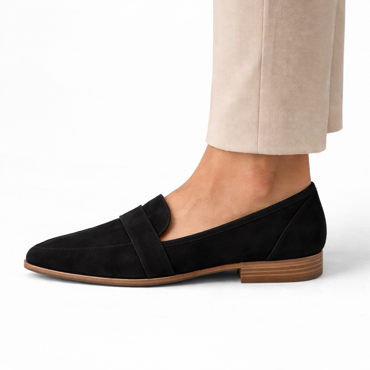 Women's Suede Pointed Toe Loafers