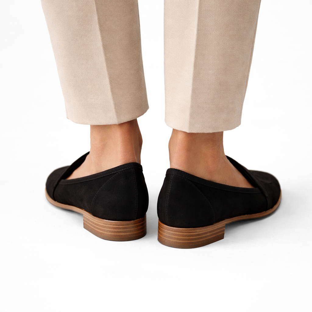 Women's Suede Pointed Toe Loafers