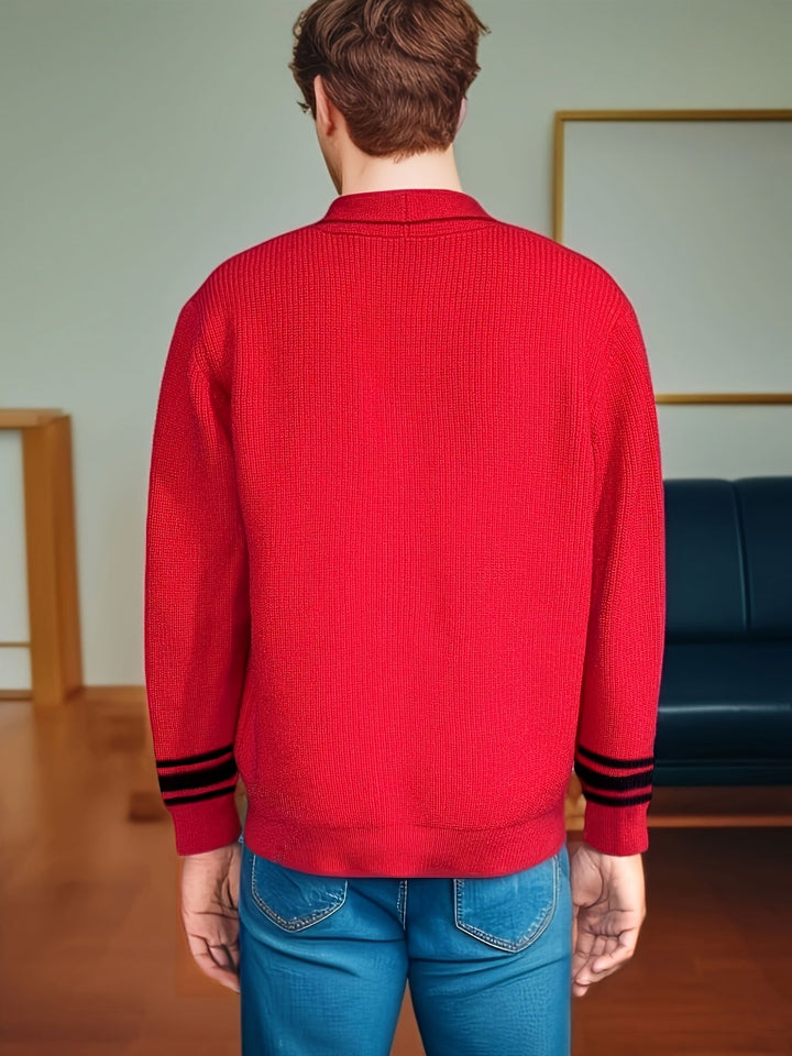 Men's Chunky Knit Cardigan