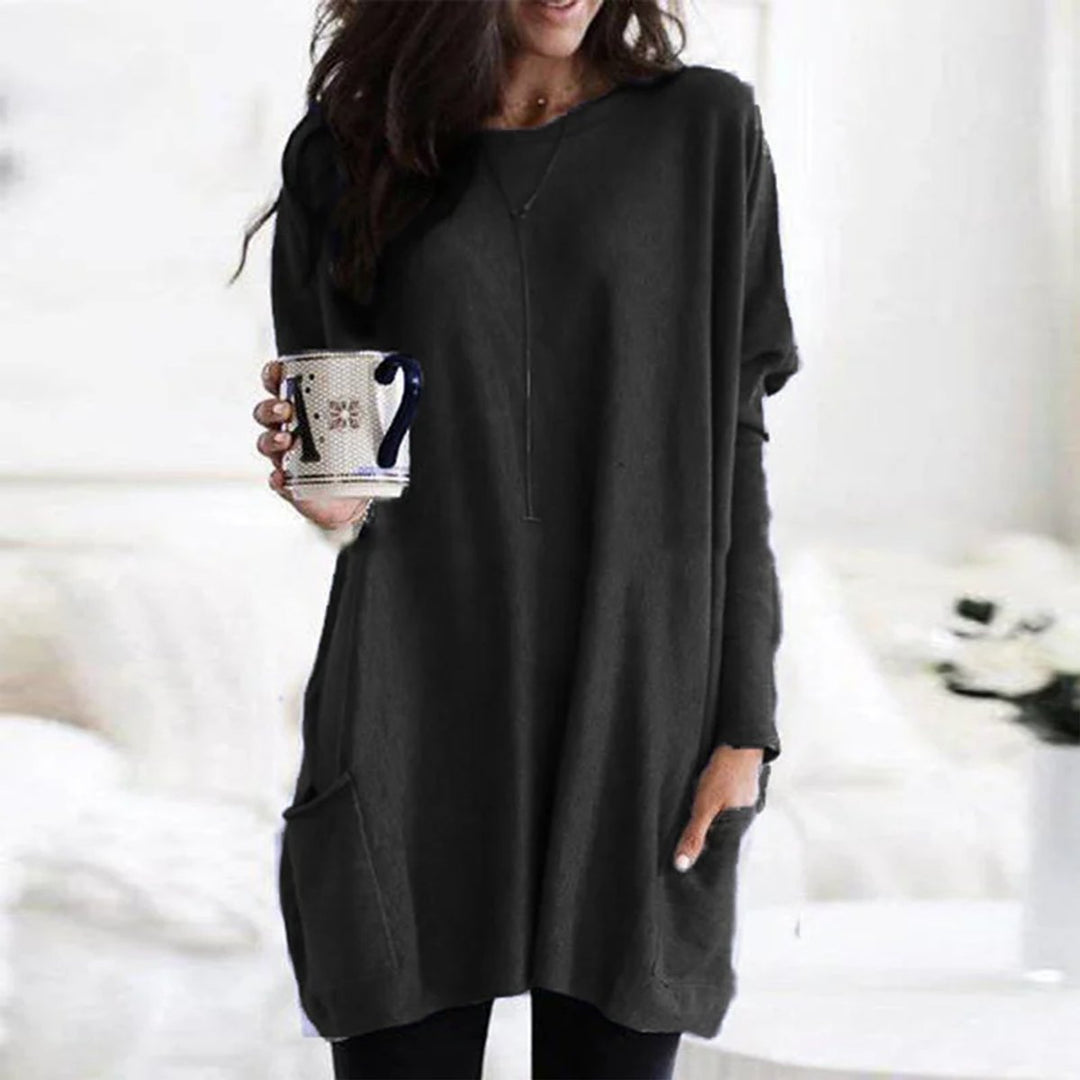 Women's Oversized Pocket Tunic Dress