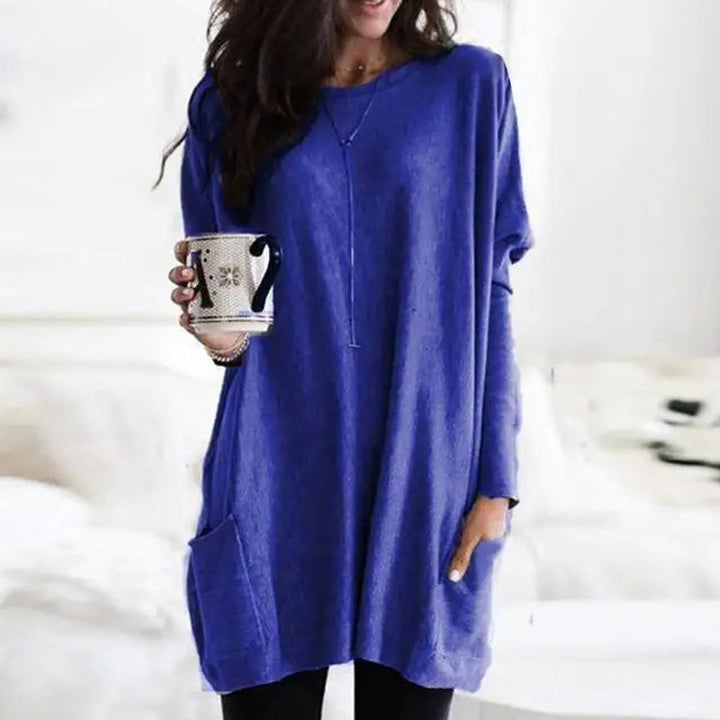 Women's Oversized Pocket Tunic Dress