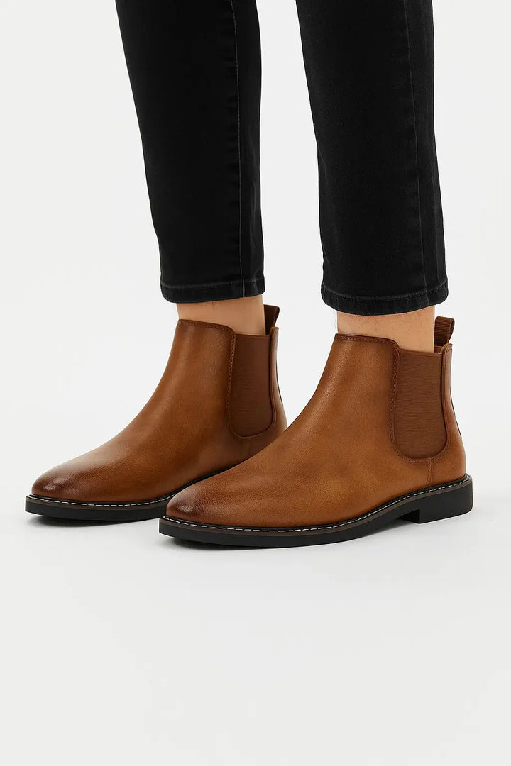 Men's Leather Chelsea Boots Classic Fit