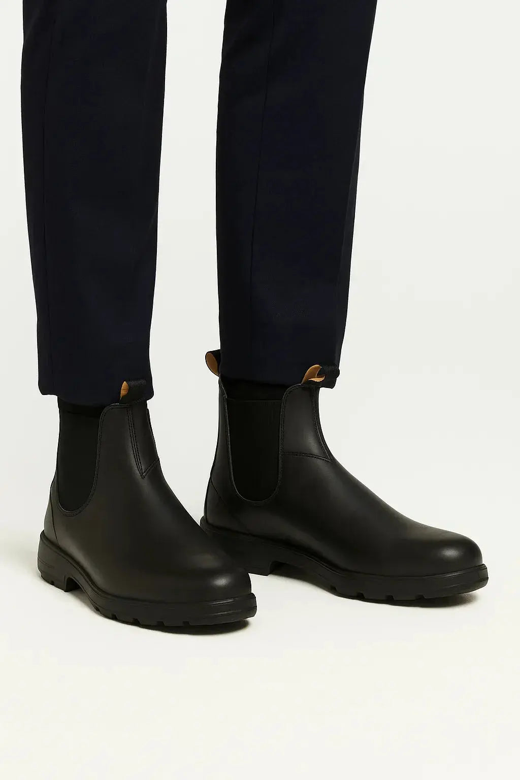 Men's Suede Chelsea Boots Slip On Classic Fit