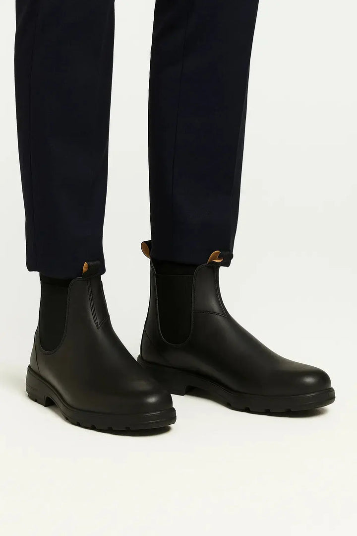 Men's Suede Chelsea Boots Slip On Classic Fit