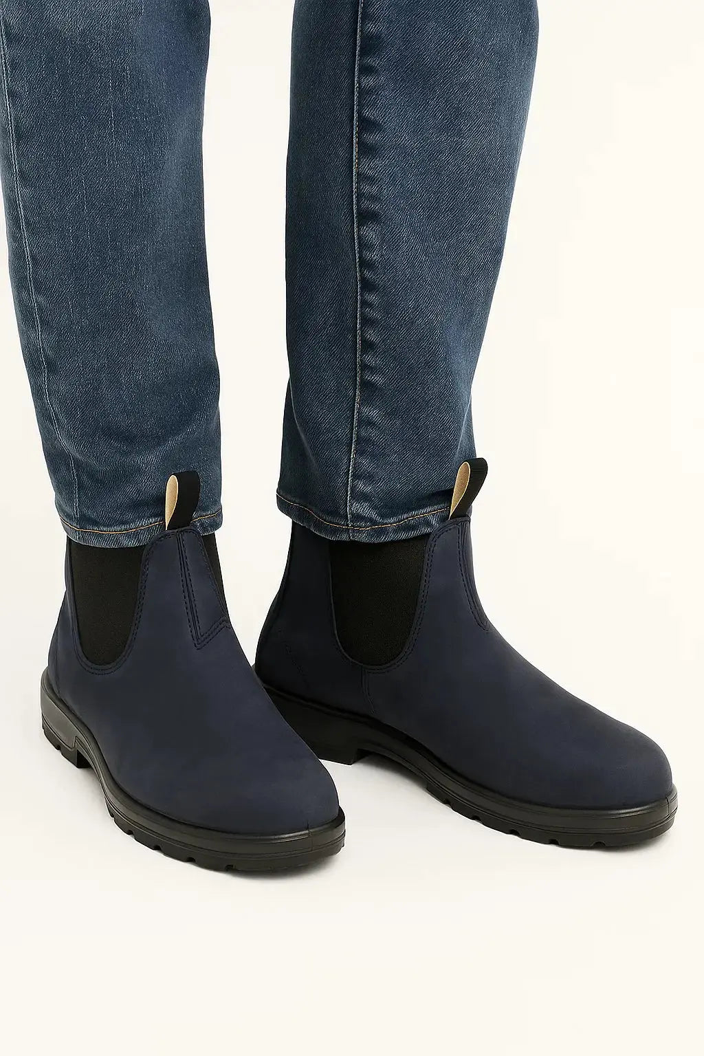 Men's Suede Chelsea Boots Slip On Classic Fit