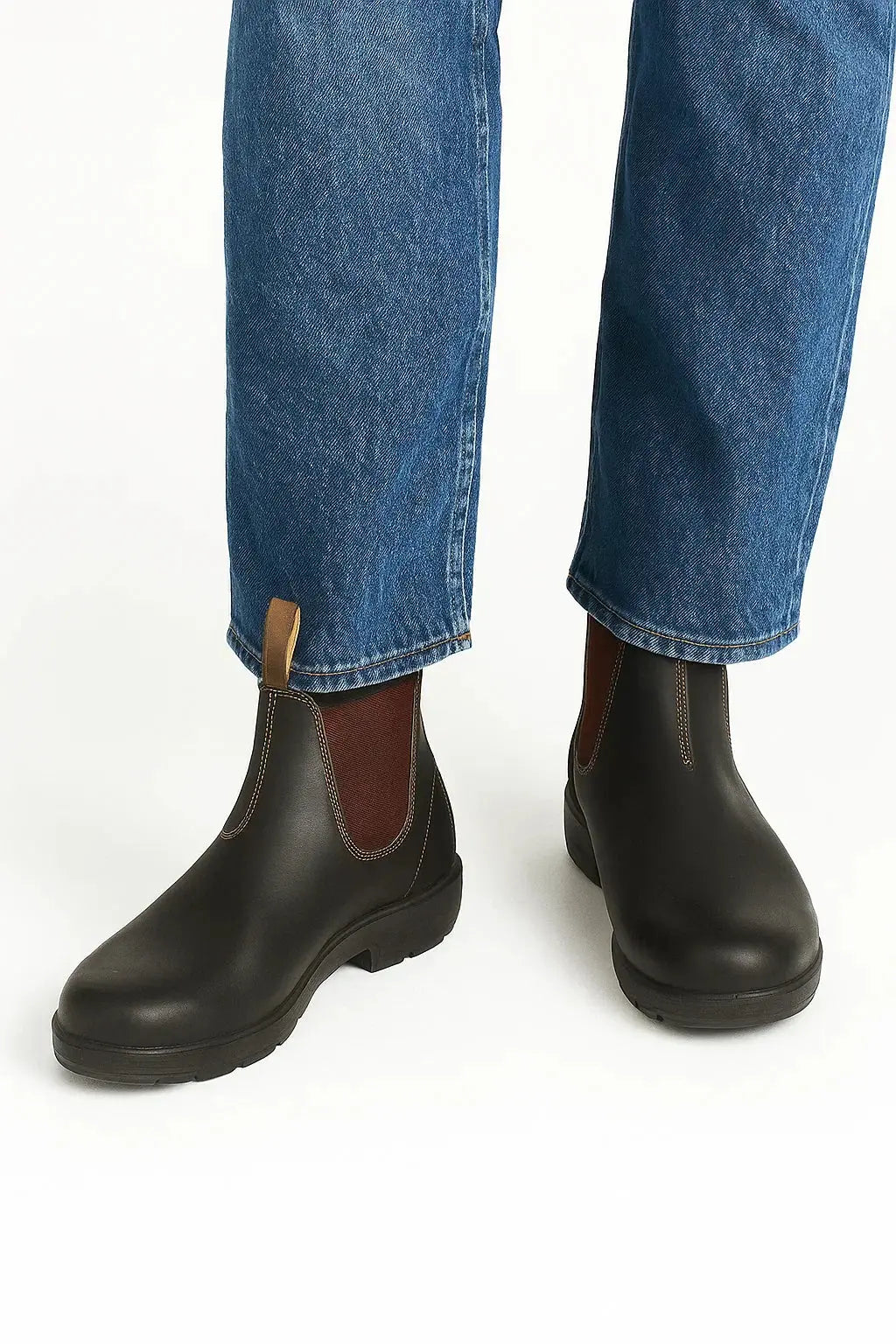 Men's Suede Chelsea Boots Slip On Classic Fit