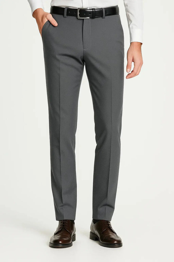 Men's Slim Fit Tailored Work Trousers