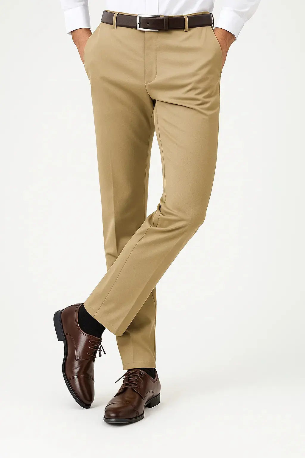 Men's Slim Fit Tailored Work Trousers
