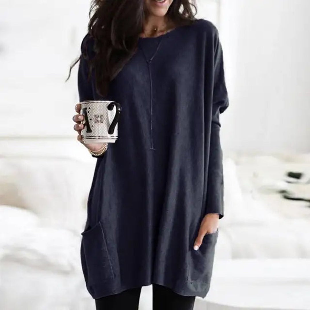 Women's Oversized Pocket Tunic Dress