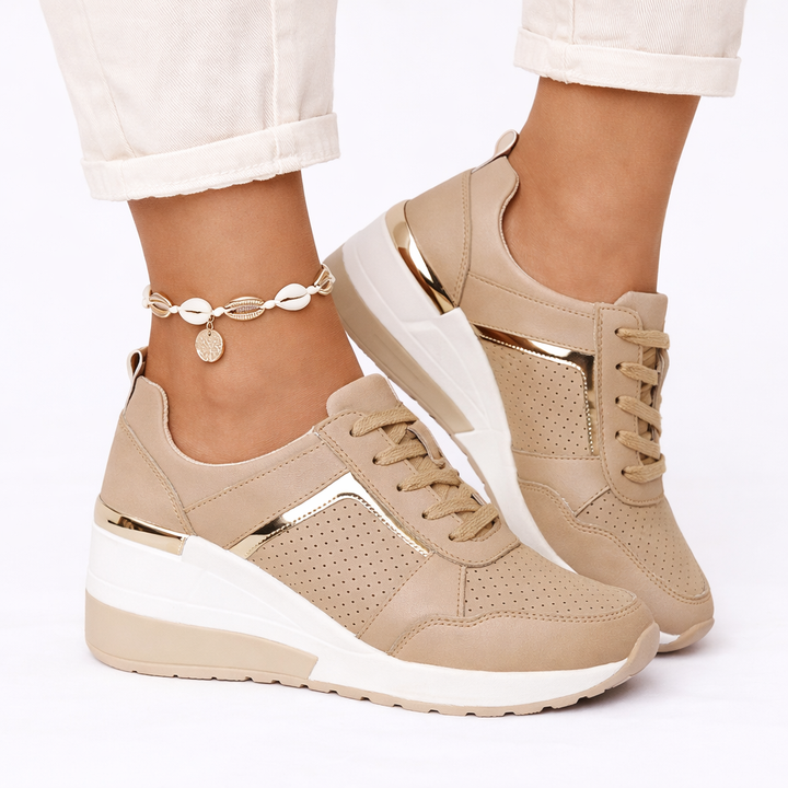 Women's Comfort Wedge Trainers