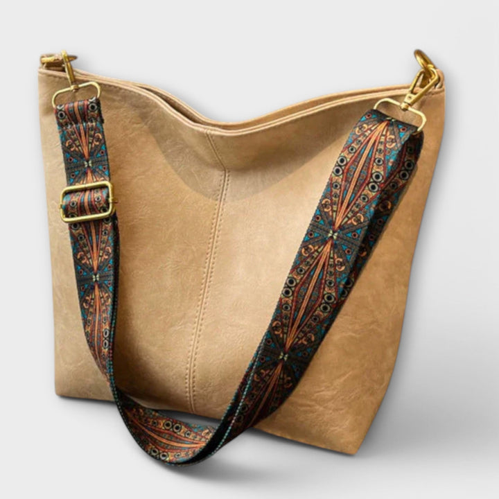 Women's Large Shoulder Tote Bag with Wide Strap
