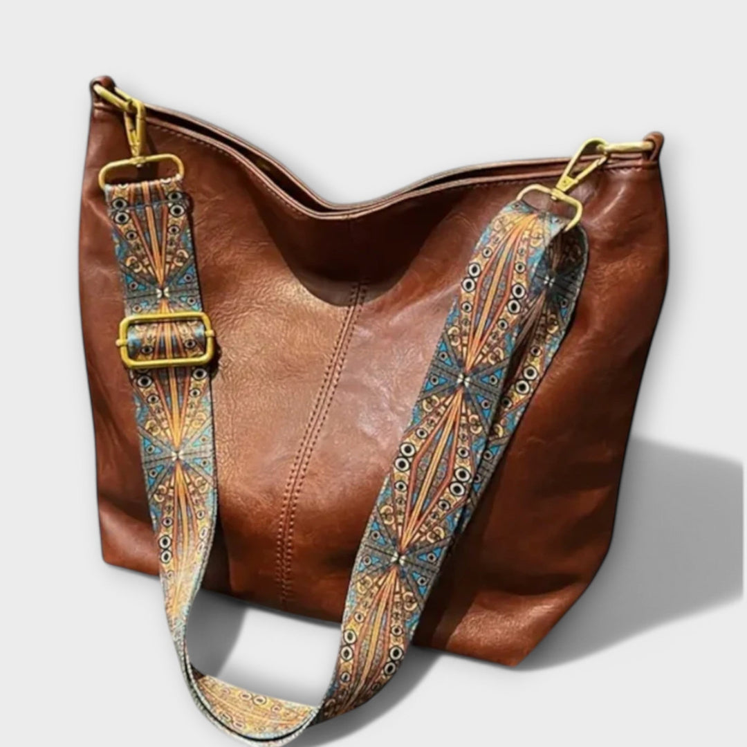Women's Large Shoulder Tote Bag with Wide Strap