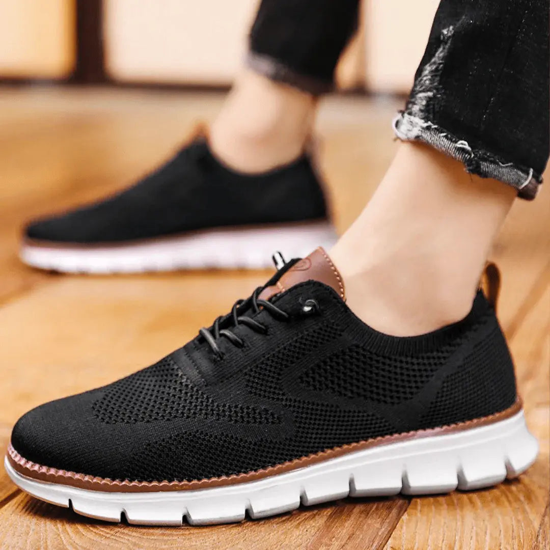 Men's Breathable Knit Walking Trainers