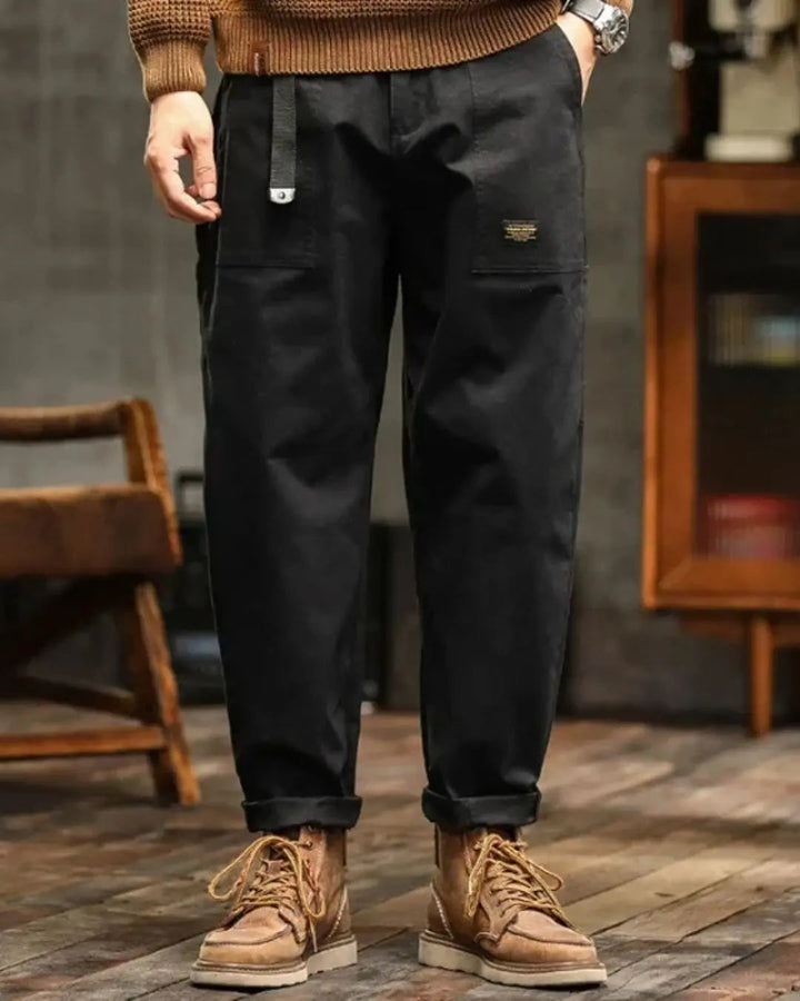 Men's Straight Leg Cargo Trousers