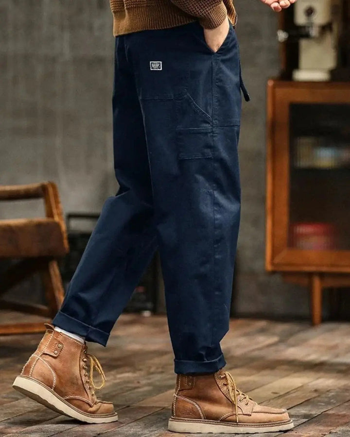 Men's Straight Leg Cargo Trousers