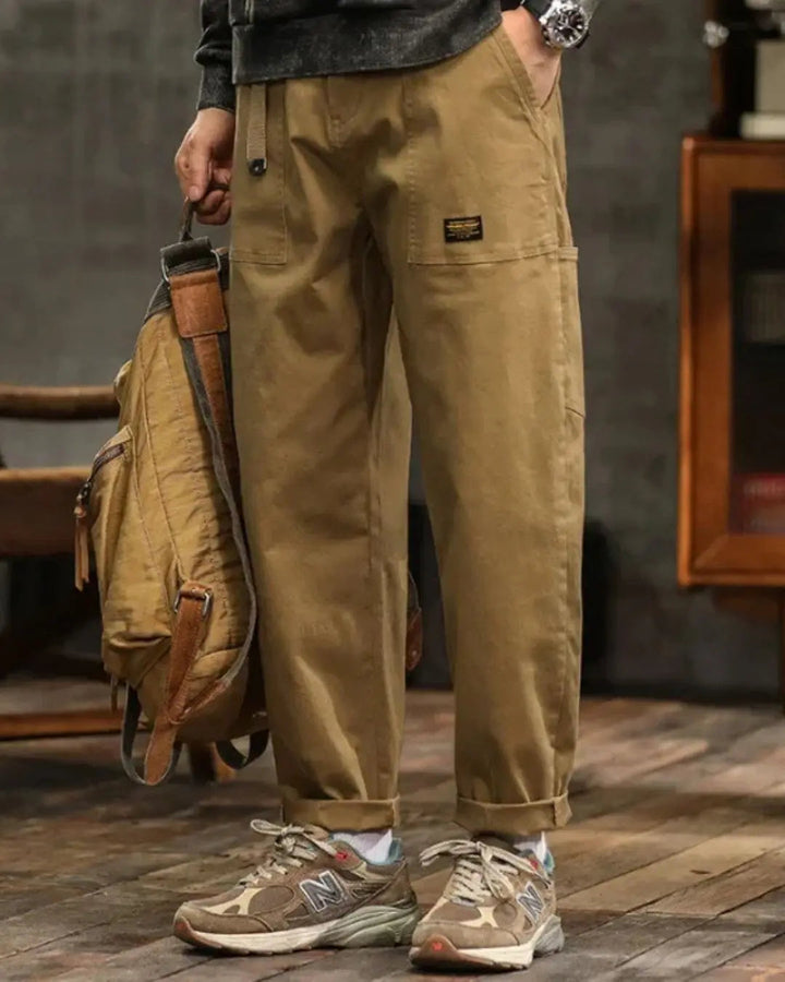 Men's Straight Leg Cargo Trousers