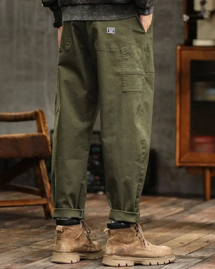 Men's Straight Leg Cargo Trousers