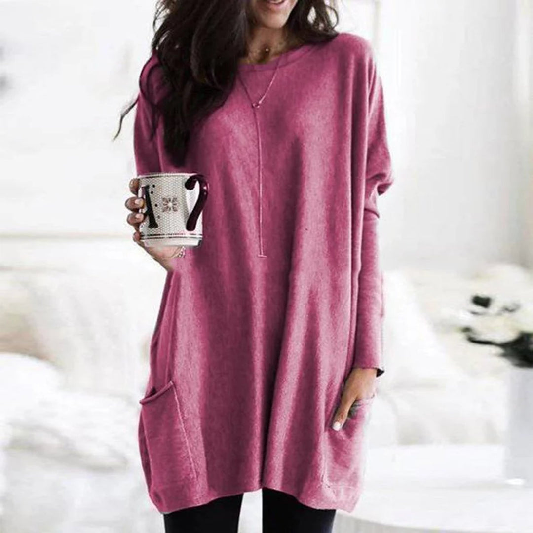 Women's Oversized Pocket Tunic Dress