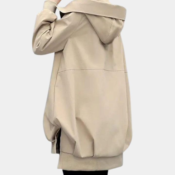 Women's Hooded Transition Jacket with Front Zip