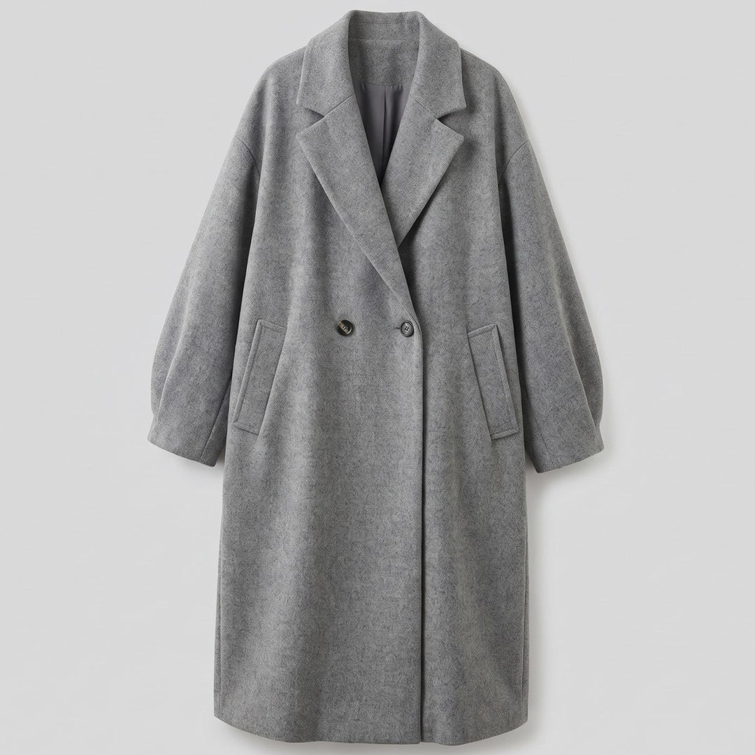 Women's Double-Breasted Trench Coat in Cotton Blend