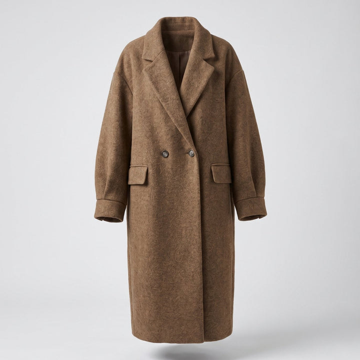 Women's Double-Breasted Trench Coat in Cotton Blend
