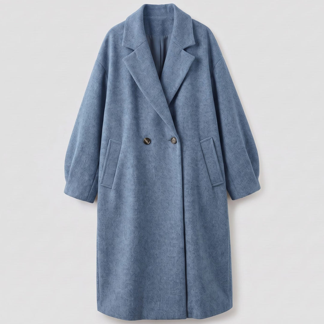 Women's Double-Breasted Trench Coat in Cotton Blend