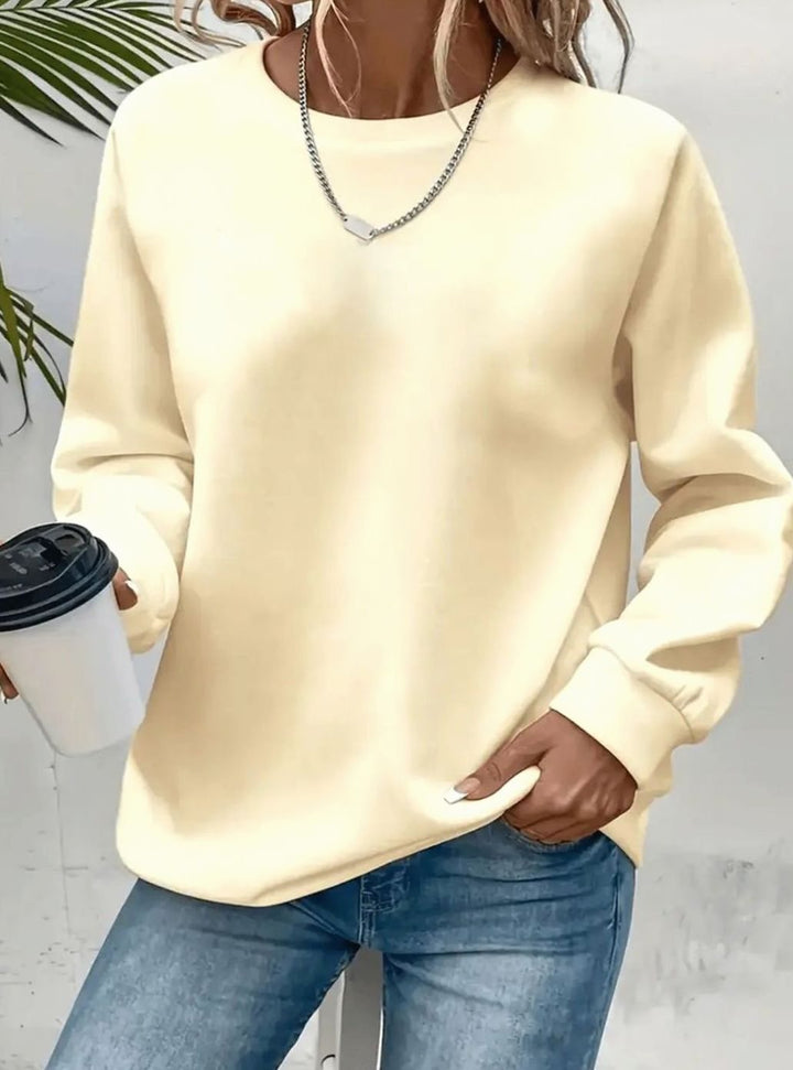 Women's Crew Neck Sweatshirt in Relaxed Fit