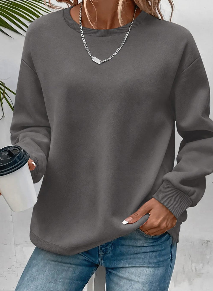 Women's Crew Neck Sweatshirt in Relaxed Fit